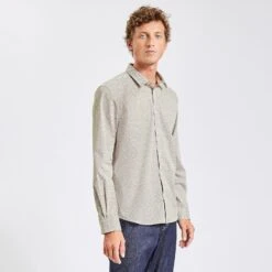 Chemise Imprimé Géométrique Satin