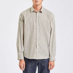 Chemise Imprimé Géométrique Satin -Jules 1003340 12015 V2