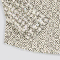 Chemise Imprimé Géométrique Satin -Jules 1003340 12015 V9