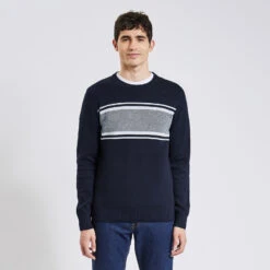 Pull Col Rond Colorblock -Jules 1003354 11873 V2