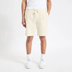 Bermuda Taille élastiquée Gaze De Coton