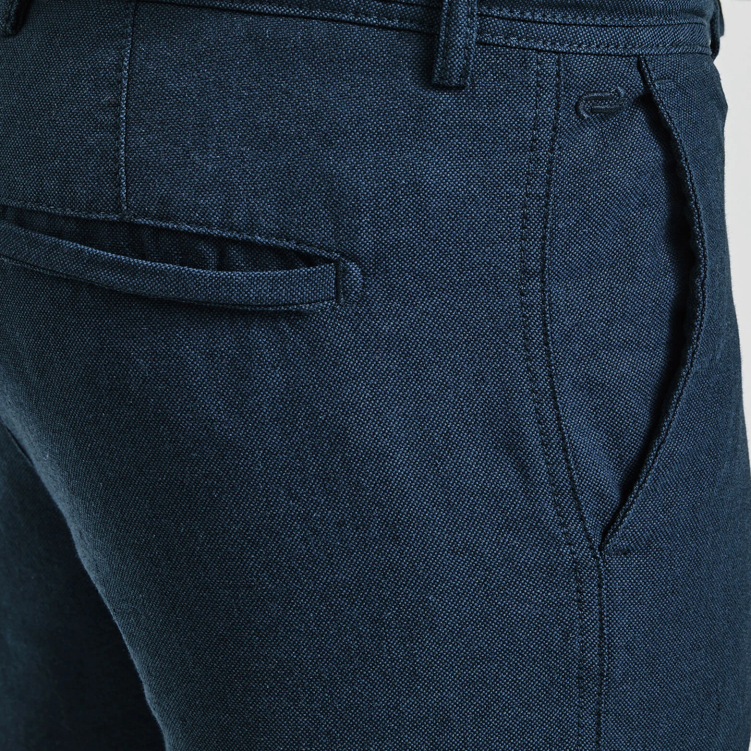 Pantalon Taille élastiquée En Coton Lin 3 Pantalon Taille élastiquée En Coton Lin – Image 3