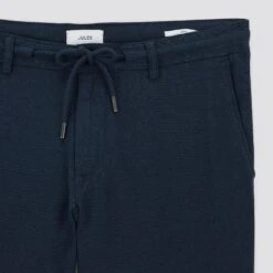 Pantalon Taille élastiquée En Coton Lin 16 Pantalon Taille élastiquée En Coton Lin -Jules 1003406 11822 V8