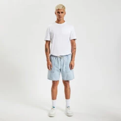 Short En Jean Découpe Poche Platrier -Jules 1003410 11234 V2