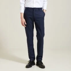 Pantalon De Costume Slim à Carreaux