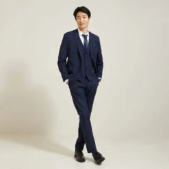 Pantalon De Costume Slim à Carreaux -Jules 1003444 11303 V6