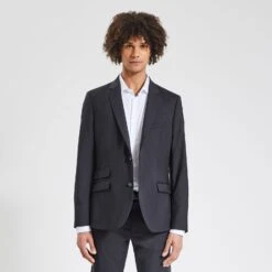 Veste De Costume Slim En Laine