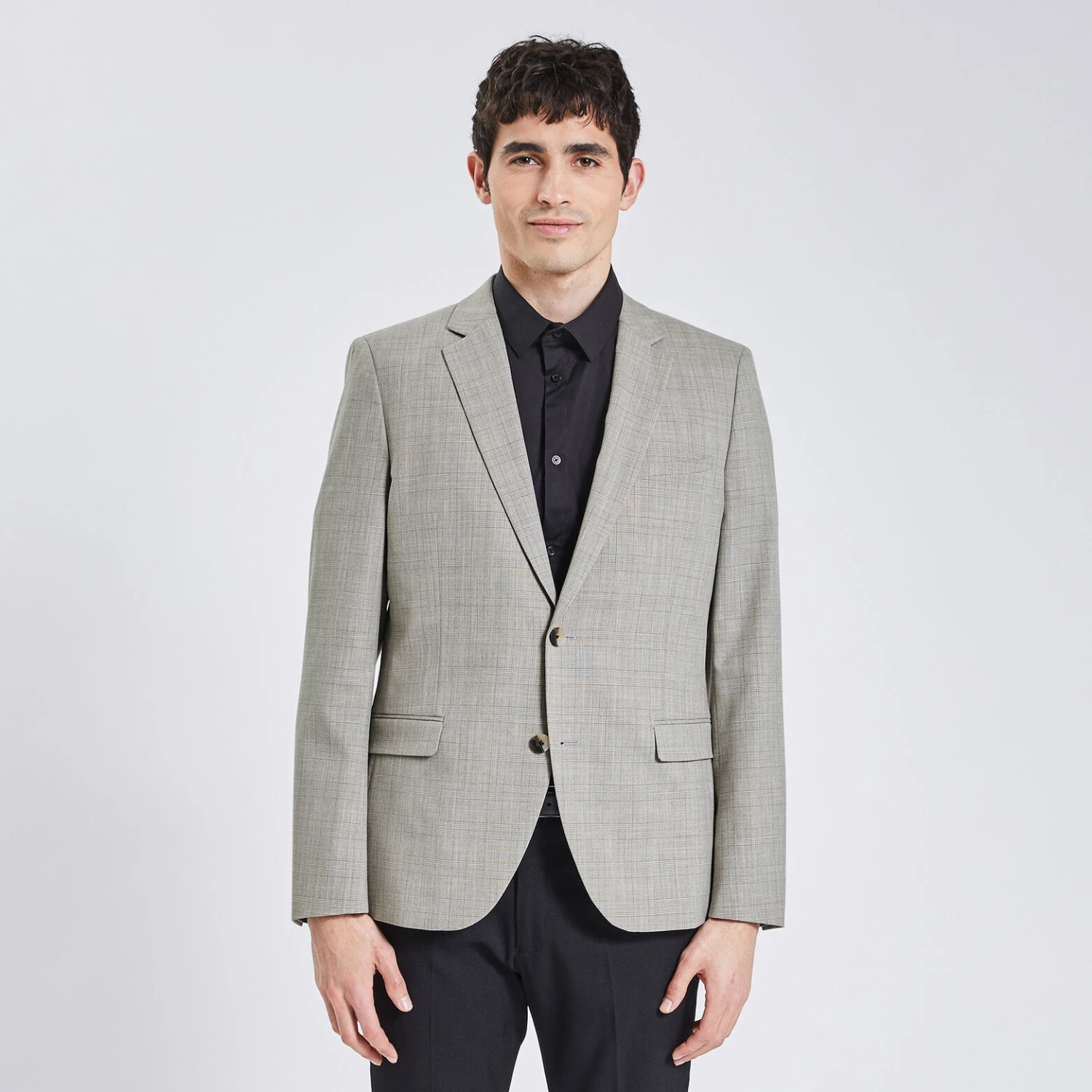 Veste Slim à Carreaux 3 Veste Slim à Carreaux – Image 3