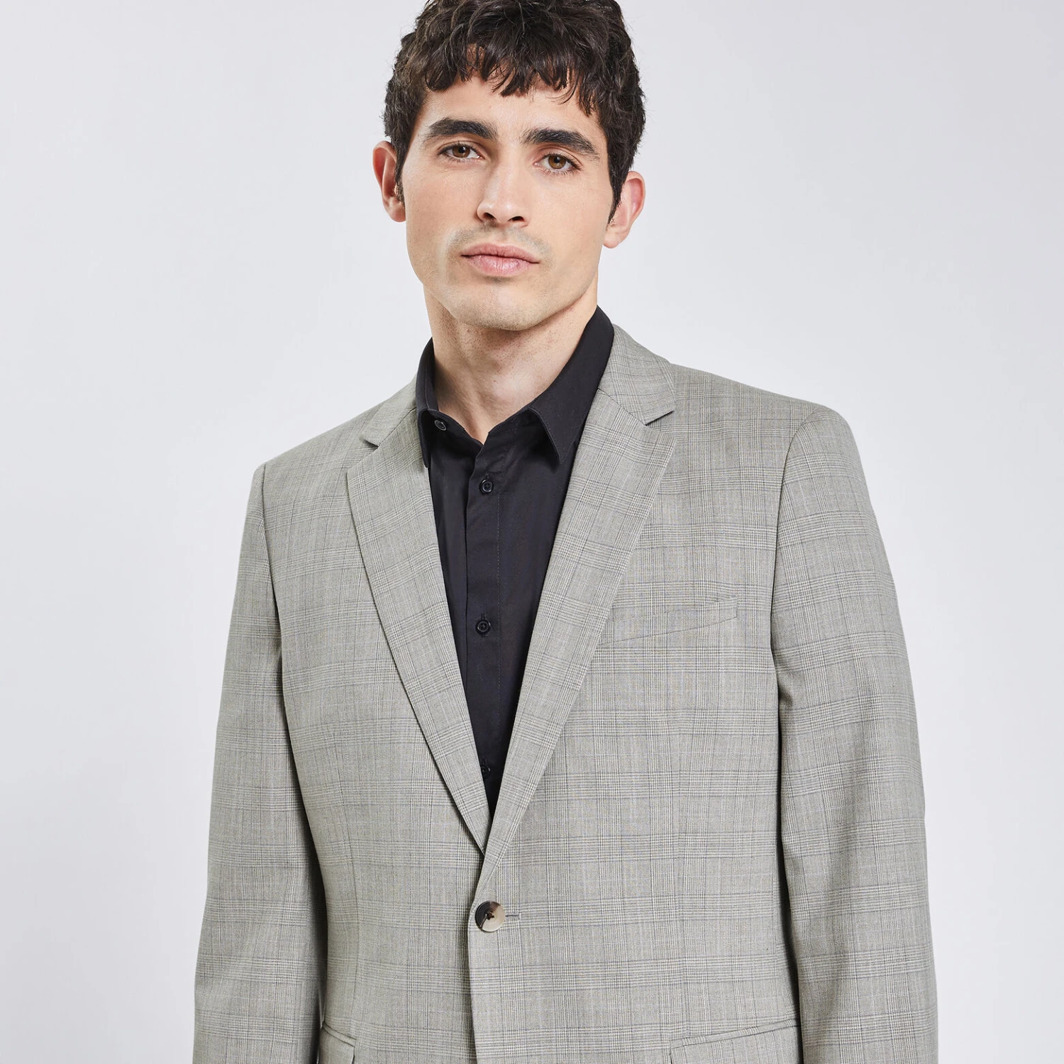 Veste Slim à Carreaux 2 Veste Slim à Carreaux – Image 2