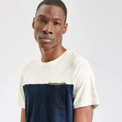 Tee Shirt Colorblock Poche Imprimé -Jules 1003507 11825 V4