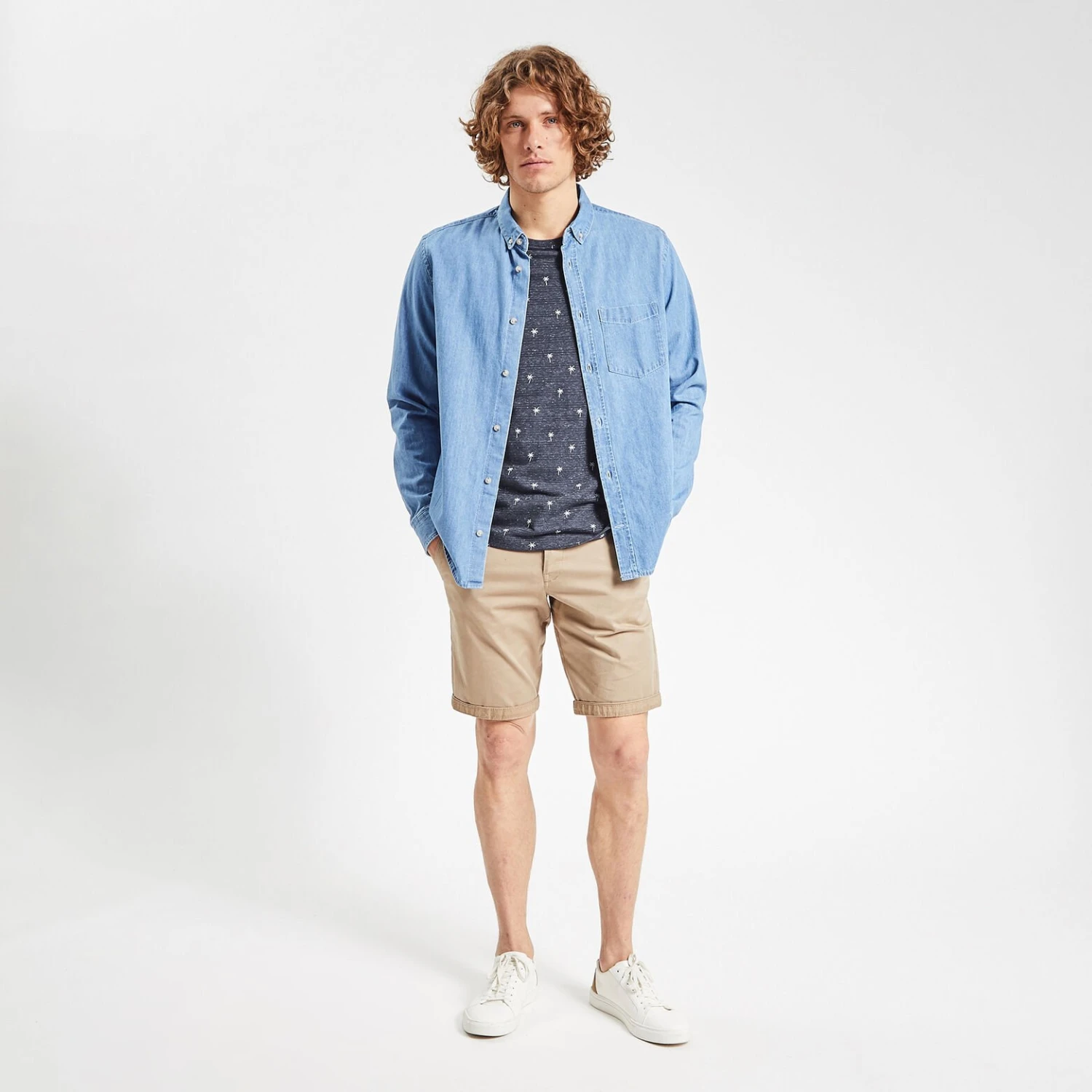 Tee Shirt Matière Fantaisie Et Imprimé All Over 4 Tee Shirt Matière Fantaisie Et Imprimé All Over – Image 4