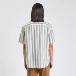 Chemisette Regular Rayures Coton Lin -Jules 1003541 16000 V3