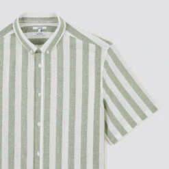 Chemisette Regular Rayures Coton Lin -Jules 1003541 16000 V8