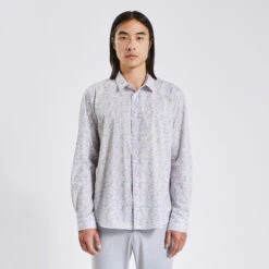 Chemise Regular Imprimé Fleur Coton Biologique -Jules 1003546 10000 V2