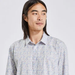 Chemise Regular Imprimé Fleur Coton Biologique -Jules 1003546 10000 V4