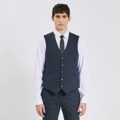 Gilet De Costume Slim à Carreaux -Jules 1003552 11303 V2