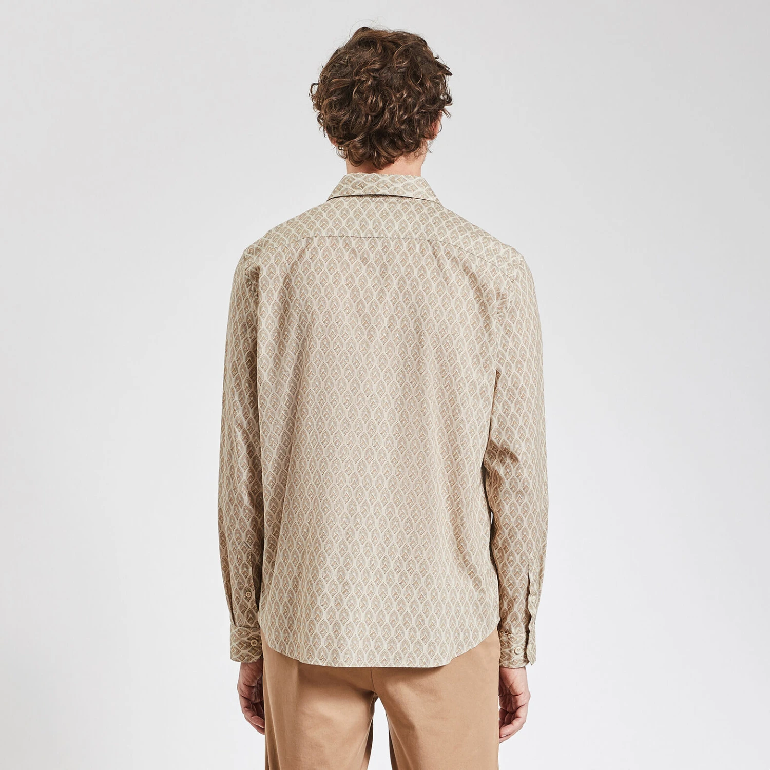 Chemise Regular Micro Geo Coton 6 Chemise Regular Micro Geo Coton – Image 6