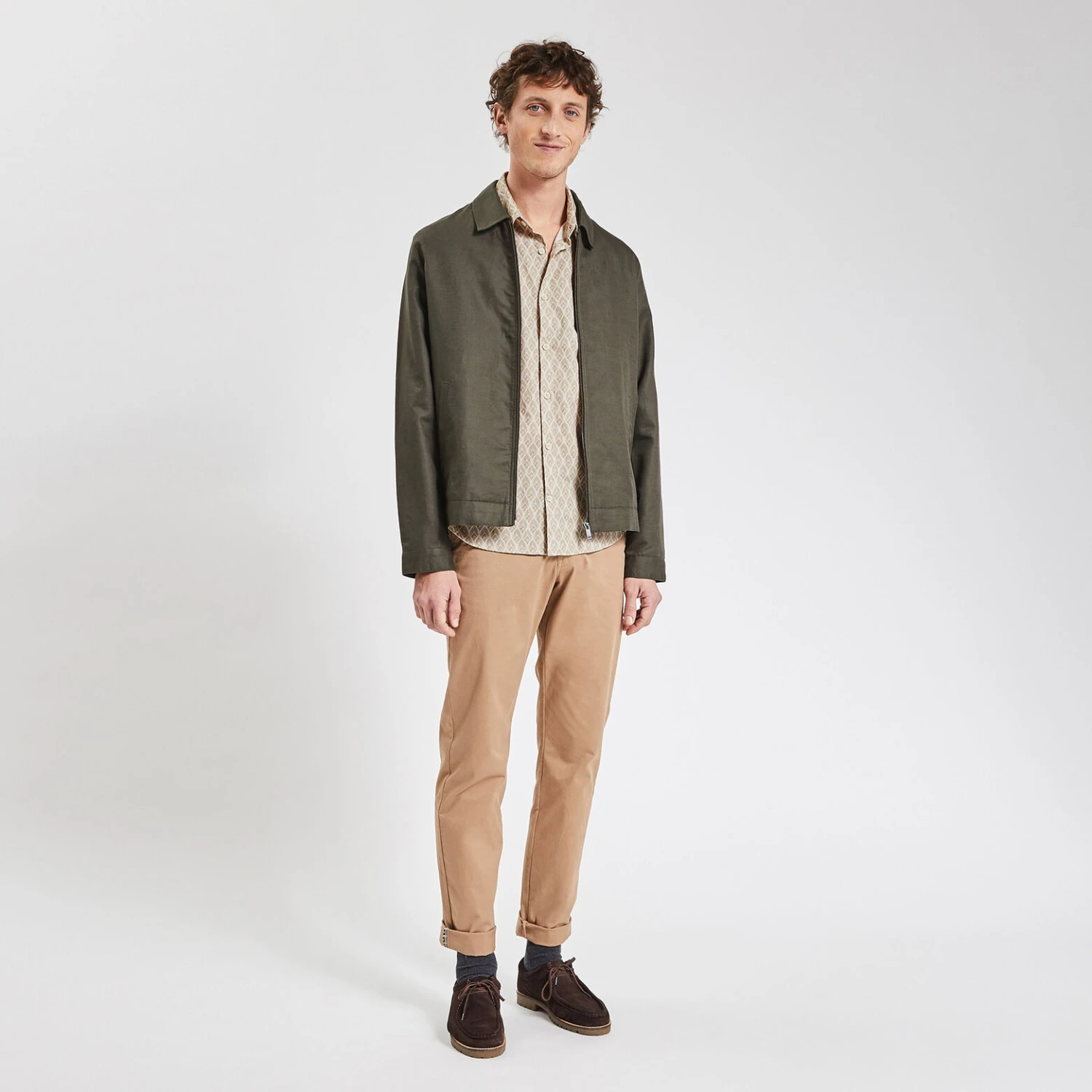 Chemise Regular Micro Geo Coton 4 Chemise Regular Micro Geo Coton – Image 4