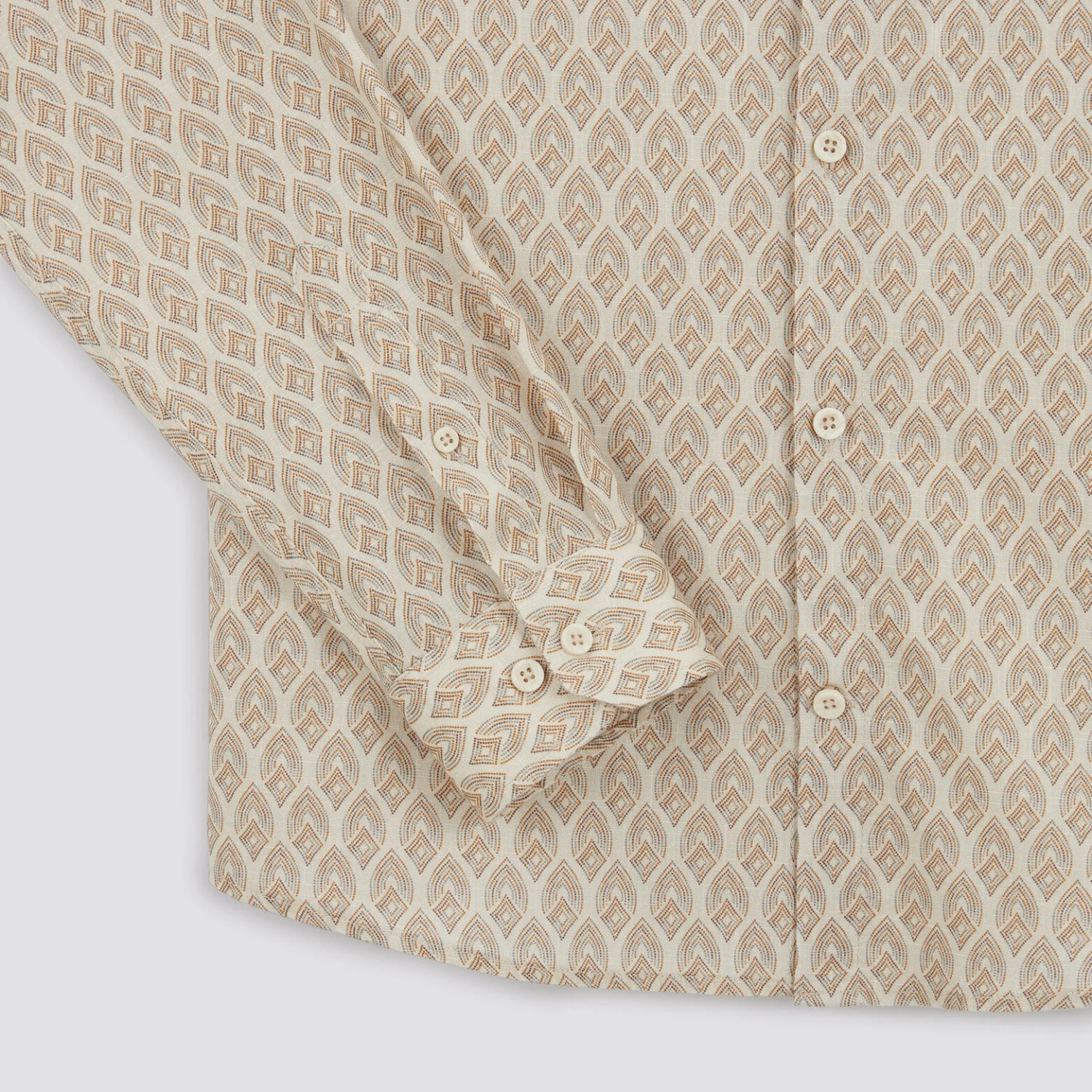 Chemise Regular Micro Geo Coton 9 Chemise Regular Micro Geo Coton – Image 9