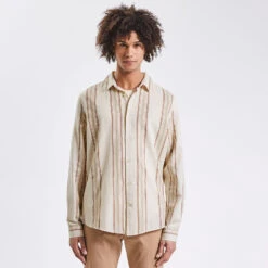 Chemise Regular Rayures Coton -Jules 1003588 11000 V2