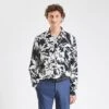 Chemise Regular Imprimé Grosse Fleur Viscose