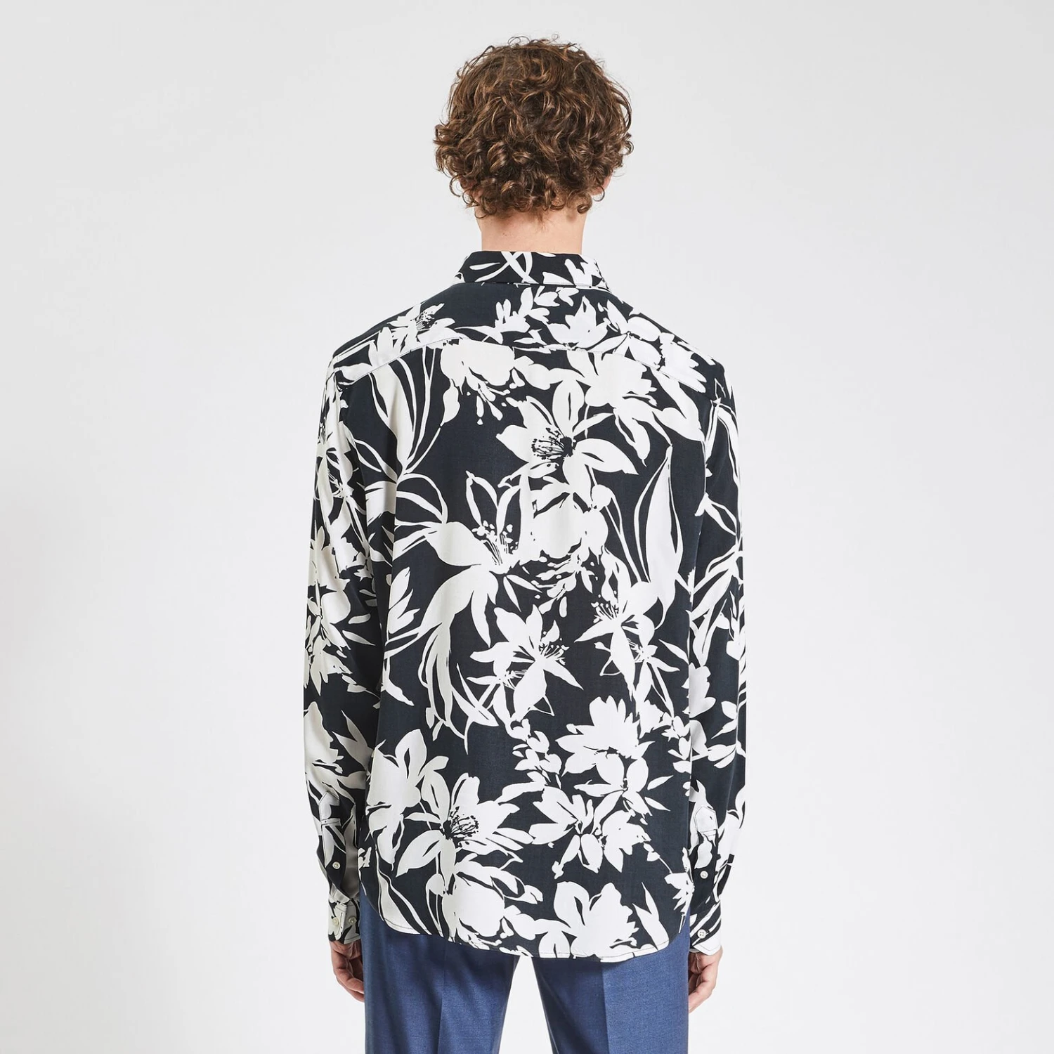 Chemise Regular Imprimé Grosse Fleur Viscose 6 Chemise Regular Imprimé Grosse Fleur Viscose – Image 6