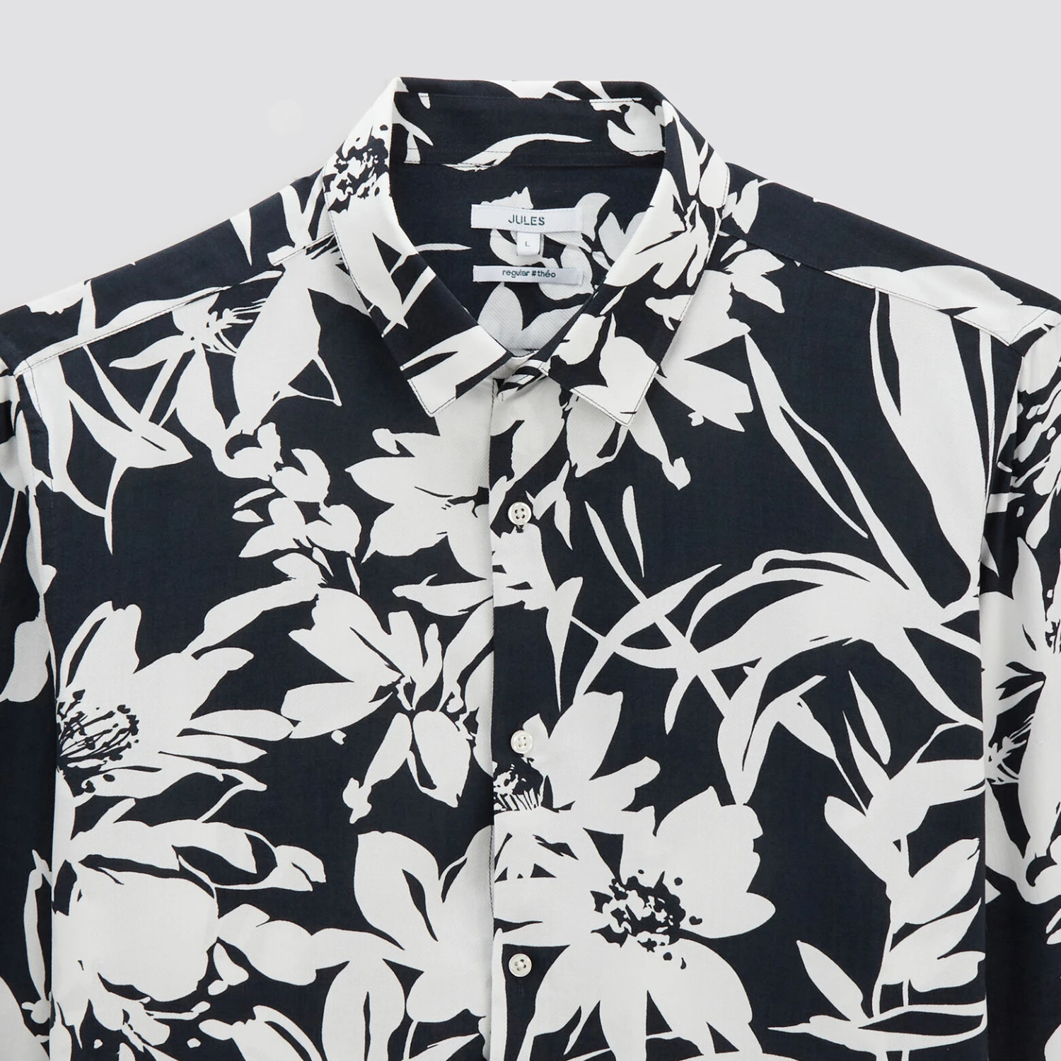 Chemise Regular Imprimé Grosse Fleur Viscose 8 Chemise Regular Imprimé Grosse Fleur Viscose – Image 8