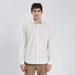 Chemise Slim Imprimé Paisley Coton -Jules 1003592 10131 V2