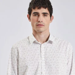 Chemise Slim Imprimé Paisley Coton -Jules 1003592 10131 V4