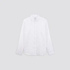 Chemise Regular Sans Repassage Coton Jacquard -Jules 1003604 10000 V11