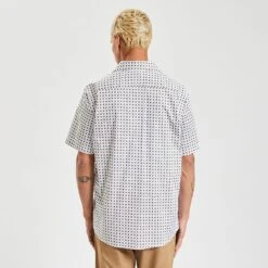 Chemisette Slim Imprimé Géométrique Coton Biologiq -Jules 1003610 10000 V3