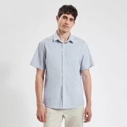 Chemisette Slim Imprimé Fleur Coton Biologique