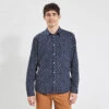 Chemise Slim Imprimé Géométrique Coton