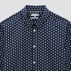 Chemise Slim Imprimé Géométrique Coton -Jules 1003619 11214 V8