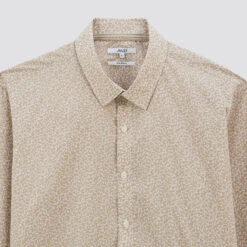 Chemise Slim Imprimé Feuille Coton -Jules 1003621 10500 V8