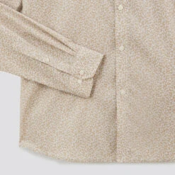 Chemise Slim Imprimé Feuille Coton -Jules 1003621 10500 V9