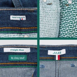 Jean Fabriqué En France Toile 100% Recyclée -Jules 1003689 9980 V8