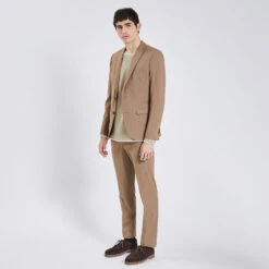 Tee Shirt Double Col Matière Fantaisie -Jules 1003712 10515 V6