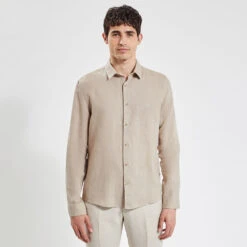 Chemise Regular Unie Lin Premium -Jules 1003718 10400 V2