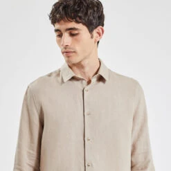 Chemise Regular Unie Lin Premium -Jules 1003718 10400 V4