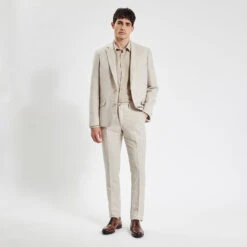 Chemise Regular Unie Lin Premium -Jules 1003718 10400 V6