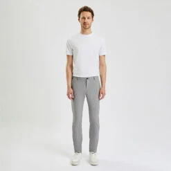 Pantalon Chino Slim Motif Pied De Puce -Jules 1003737 18118 V2