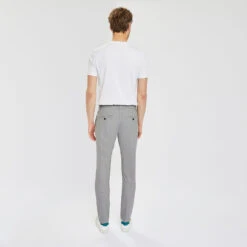 Pantalon Chino Slim Motif Pied De Puce -Jules 1003737 18118 V3