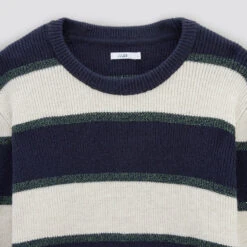 Pull Col Rond à Rayures -Jules 1003747 10103 V8