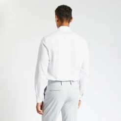 Chemise Slim Unie Coton Satin Twill 15 Chemise Slim Unie Coton Satin Twill -Jules 1003749 10000 V3