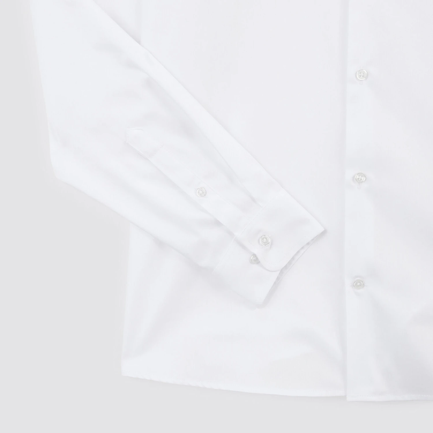 Chemise Slim Unie Coton Satin Twill 9 Chemise Slim Unie Coton Satin Twill – Image 9