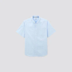 Chemisette Regular Micro Points Coton Dobby -Jules 1003775 11000 V11