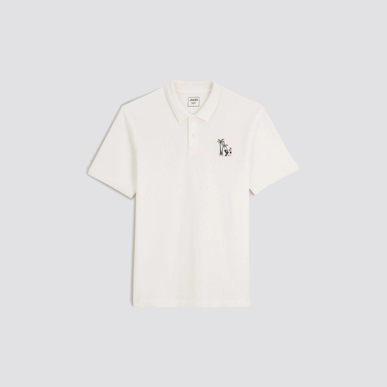 Polo Manches Courtes Piqué Brodé Poitrine 6 Polo Manches Courtes Piqué Brodé Poitrine – Image 6