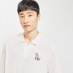 Polo Manches Courtes Piqué Brodé Poitrine 10 Polo Manches Courtes Piqué Brodé Poitrine -Jules 1003779 10120 V4