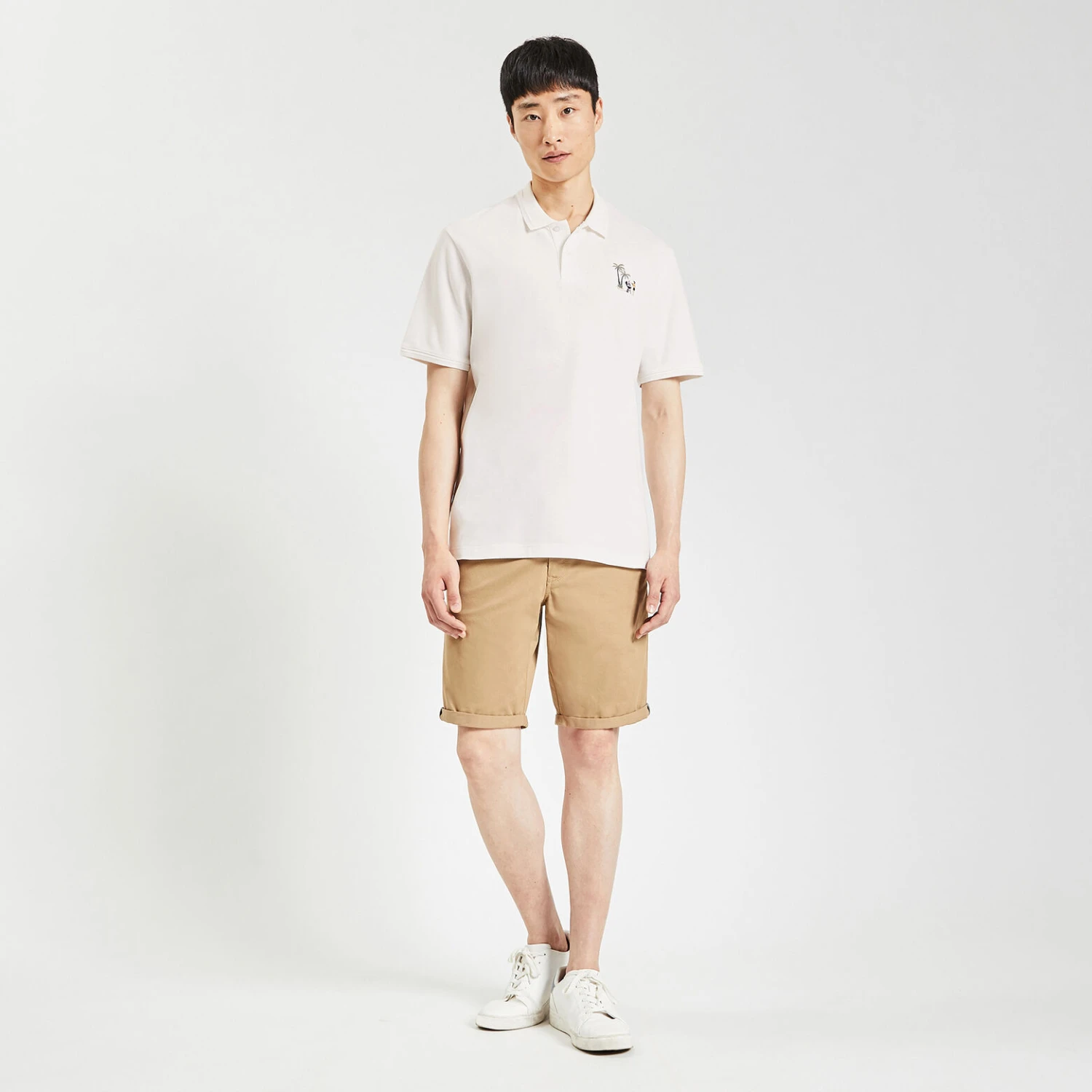 Polo Manches Courtes Piqué Brodé Poitrine 2 Polo Manches Courtes Piqué Brodé Poitrine – Image 2